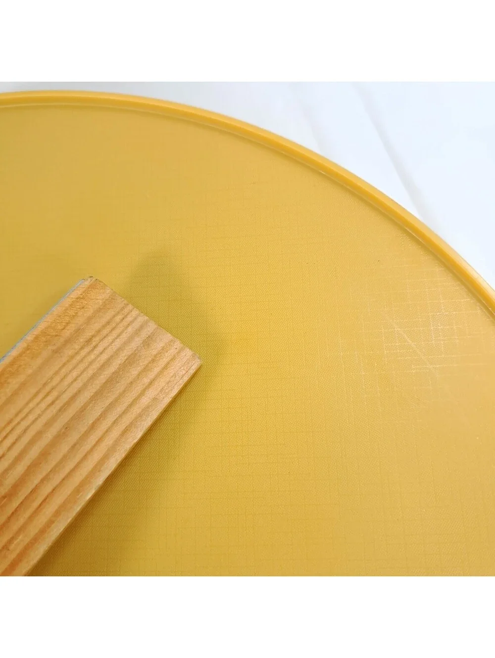 Rubbermaid Harvest Gold Plastic Lazy Susan set 2 #JB1 2709 1970's 10.5
